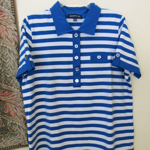 Jones New York Nautical Striped Top Plus size 1X
